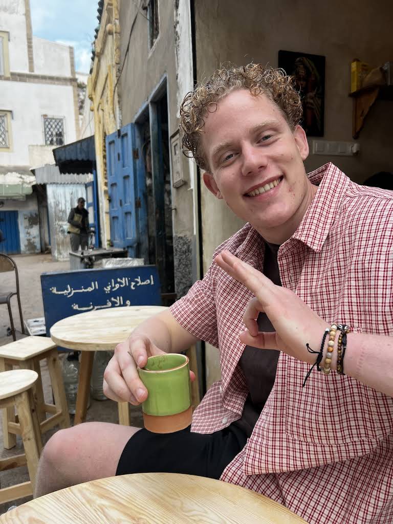 Guest Enjoying Coffee