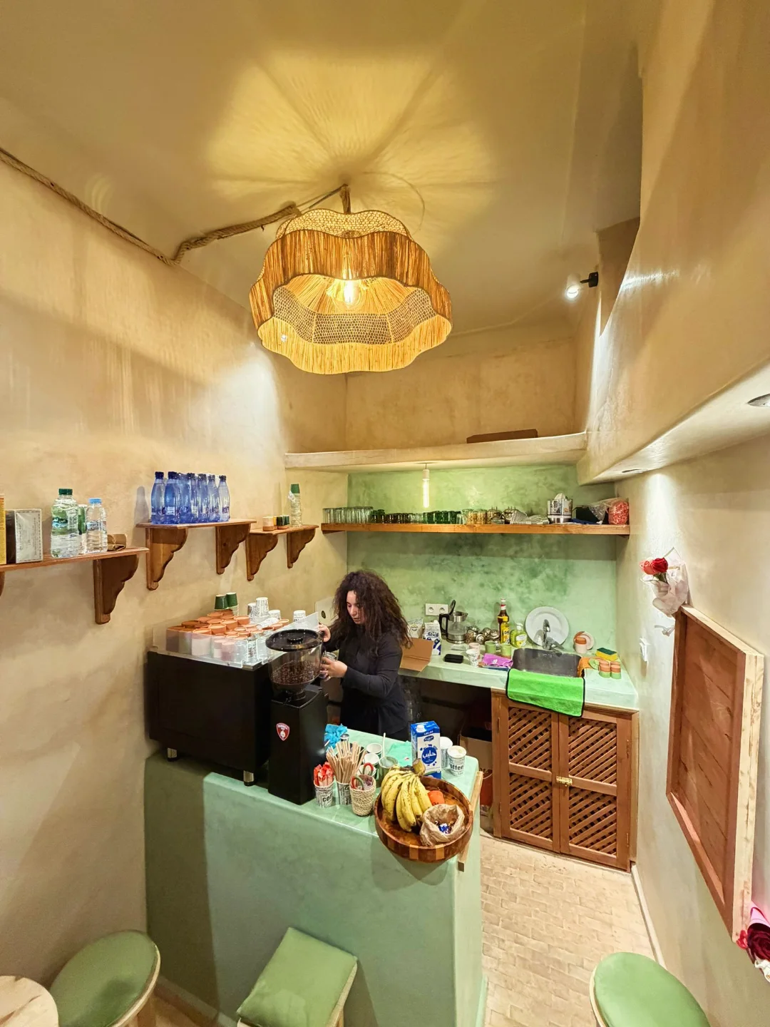 Hassna Making Coffee